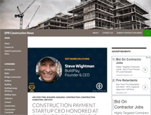 Tablet Screenshot of eprconstructionnews.com